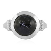 Indian star diopside Silver Ring