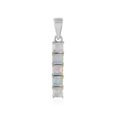 Welo Opal Silver Pendant