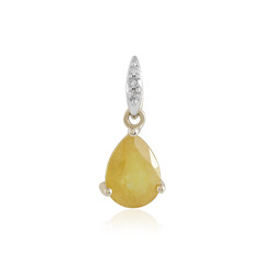 9K Madagascar Yellow Sapphire Gold Pendant