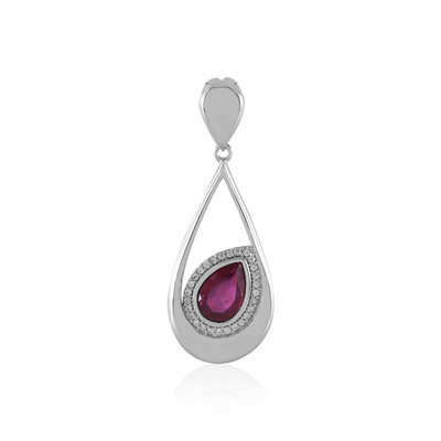 Madagascar Ruby Silver Pendant