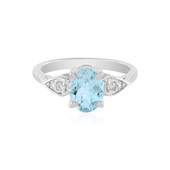 Sky Blue Topaz Silver Ring