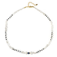 Madagascar Blue Sapphire Silver Necklace