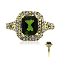 14K Green Tourmaline Gold Ring (CIRARI)