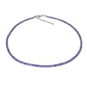 Tanzanite Silver Necklace