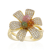 18K Ceylon Pink Sapphire Gold Ring (Estée Collection)