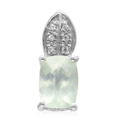 Prehnite Silver Pendant