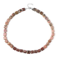 Rhodonite Silver Necklace