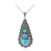 Arizona Turquoise Silver Necklace