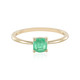 9K Colombian Emerald Gold Ring