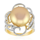 9K Kabira Golden South Sea Pearl Gold Ring (TPC)