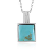 Kingman Blue Mojave Turquoise Silver Necklace