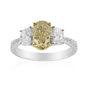 18K SI2 Yellow Diamond Gold Ring (CIRARI)