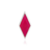 Raspberry Chalcedony Silver Pendant (MONOSONO COLLECTION)