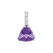 Siberian Amethyst Silver Pendant