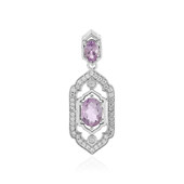 Rose de France Amethyst Silver Pendant