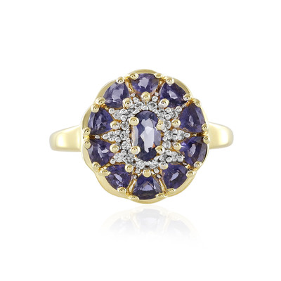 Ceylon Iolite Silver Ring