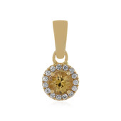 9K Yellow Zircon Gold Pendant (Adela Gold)