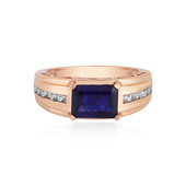 9K Madagascar Blue Sapphire Gold Ring