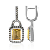 Citrine Silver Earrings (Annette classic)