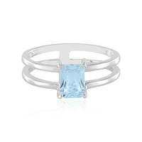 Sky Blue Topaz Silver Ring