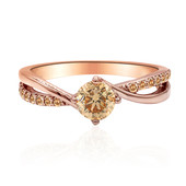 9K VS1 Argyle Rose De France Diamond Gold Ring (Annette)