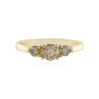 9K I2 Champagne Diamond Gold Ring (de Melo)