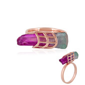 Bi Colour Quartz Silver Ring (MONOSONO COLLECTION)