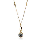 14K Unheated Tanzanite Gold Necklace (CIRARI)