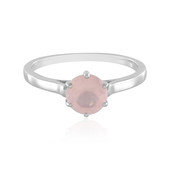 Rose Quartz Silver Ring