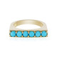 Sleeping Beauty Turquoise Silver Ring