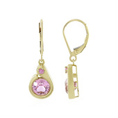 9K Kunzite Gold Earrings (KM by Juwelo)