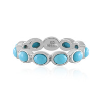 Sleeping Beauty Turquoise Silver Ring