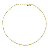 Yellow Diamond Silver Necklace