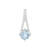 Sky Blue Topaz Silver Pendant