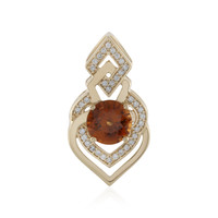 14K Sunset Zircon Gold Pendant (AMAYANI)