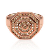 9K SI1 Argyle Rose De France Diamond Gold Ring (Annette)