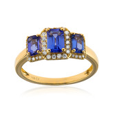 14K AAA Tanzanite Gold Ring (CIRARI)