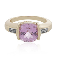 9K Kunzite Gold Ring (La Revelle)