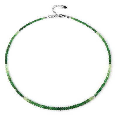 Tsavorite Silver Necklace