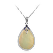 Mother of Pearl Silver Necklace