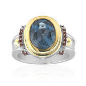 London Blue Topaz Silver Ring (Remy Rotenier)