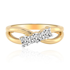 14K SI1 (G) Diamond Gold Ring