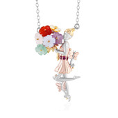 Carnelian Silver Necklace (Gems en Vogue)