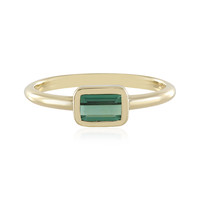 9K Benedito Green Tourmaline Gold Ring (Adela Gold)