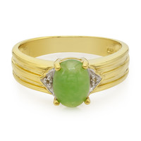 Imperial Chrysoprase Silver Ring