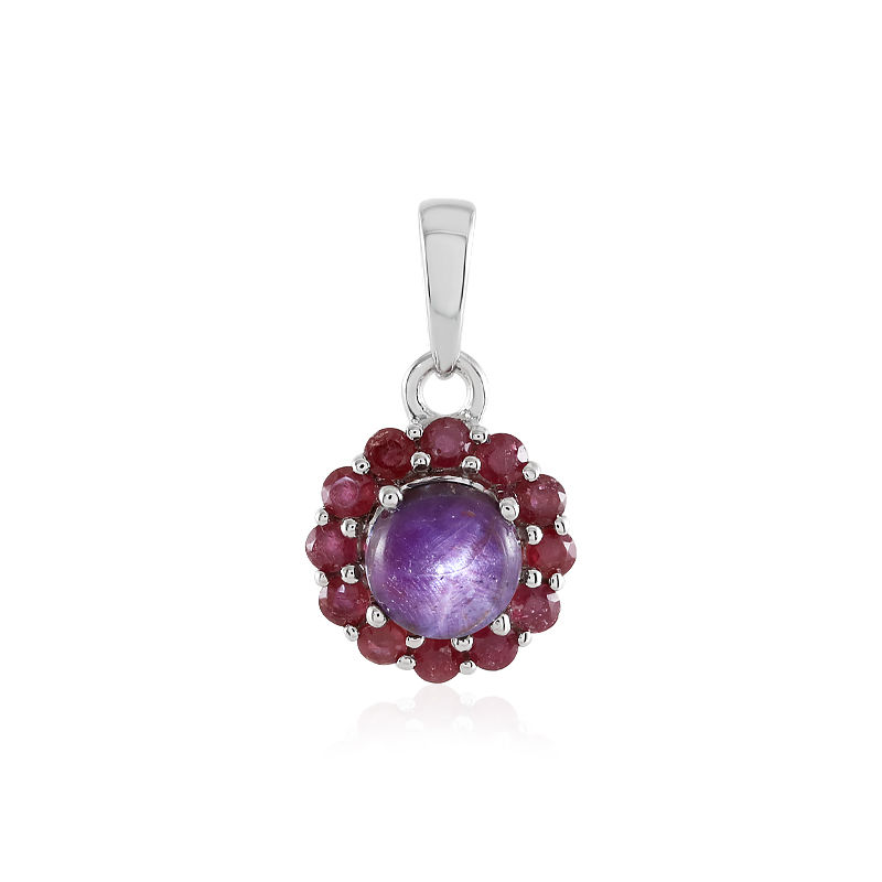 Star ruby deals pendant