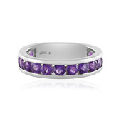 Zambian Amethyst Silver Ring