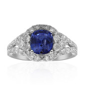 18K Ceylon Blue Sapphire Gold Ring (CIRARI)