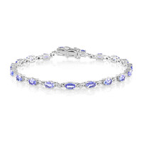 Tanzanite Silver Bracelet