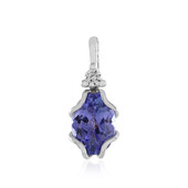 AAA Tanzanite Platinum Pendant